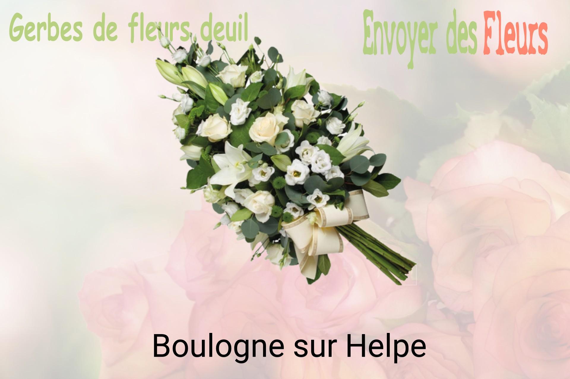 Gerbe de fleurs de deuil livrée à Boulogne-sur-Helpe